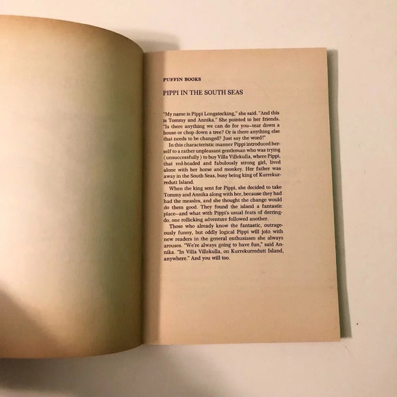 Vintage 1979 Pippi In The South Seas By Astrid  Lindgren A Puffin Book - Picture 6 of 14